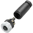 SIEMENS - Connettore RF M12 a 8 poli, femmina, morsetti a vite, quantità min. ordinabile 5 pezzi 6GT20900BD00