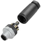 SIEMENS - Connettore RF M12 a 8 poli, maschio, diritto, morsetti a vite, min. quantità ordinabile 5 pezzi