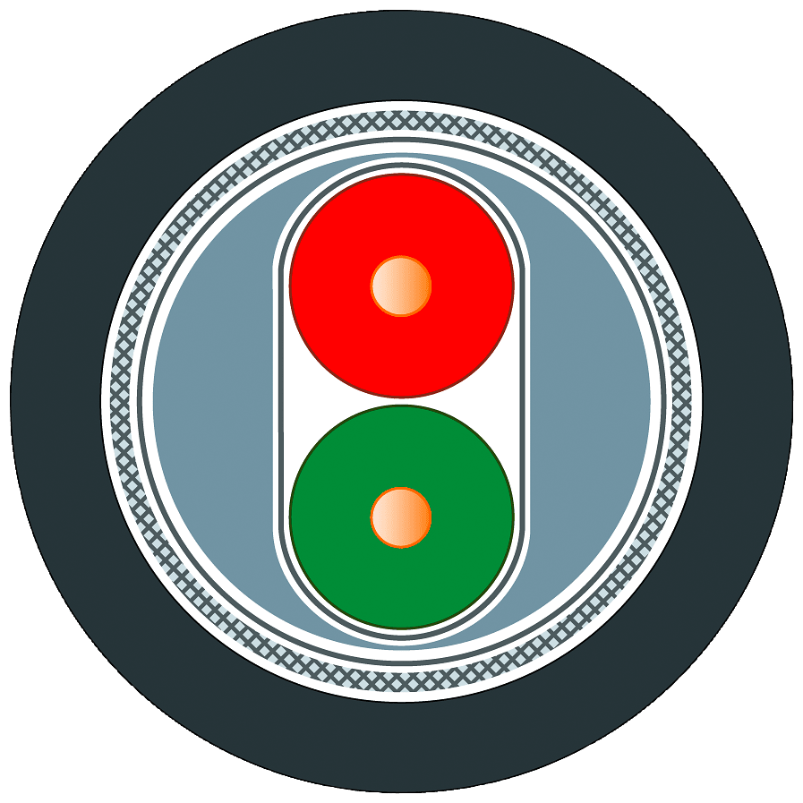 SIEMENS - PROFIBUS FC FOOD BUS CABLE SOLD BY THE M 6XV18300GH10