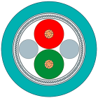 SIEMENS - PROFIBUS FESTOON CABLE GP SOLD BY THE M 6XV18303GH10