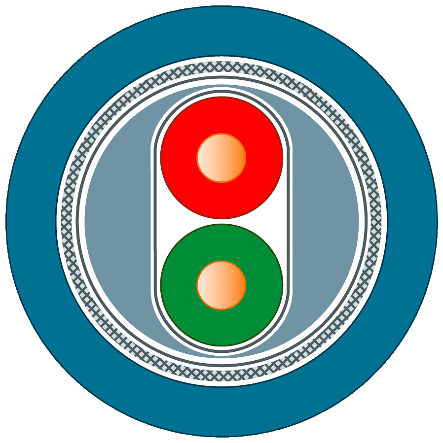 SIEMENS - PB FC PROCESS CABLE BLUE SOLD BY THE M 6XV18305EH10