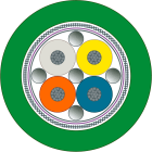 SIEMENS - IE TP ROBOT CABLE 2X2 (PROFINET TYP R) 6XV18402R