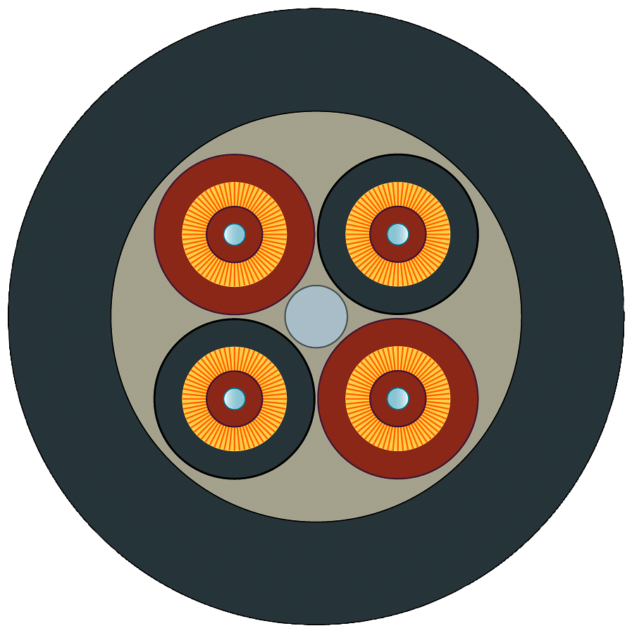 SIEMENS - SM FO ROBUST CABLE (4E9/125) SOLD BY M 6XV18432R