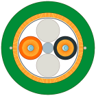 SIEMENS - PCF TRAILING CABLE 200/230 SOLD BY THE M 6XV18612C