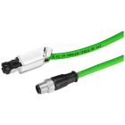 SIEMENS - Cavo IE; M12/RJ45; 2x2; 10 m; D-cod.; Cat5e; PVC; robusto 6XV18715TN10