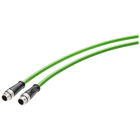 SIEMENS - Cavo IE; 2 x M12; 2x2; 2 m; 2 x D-cod.; Cat5e; PVC; mediamente robusto