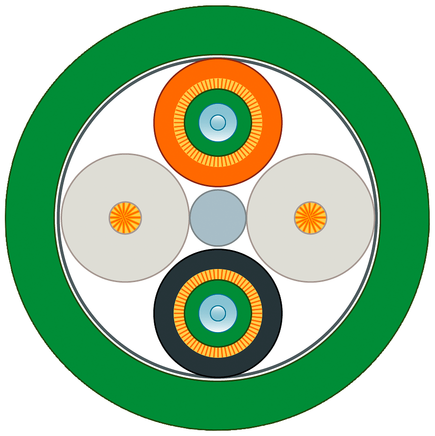 SIEMENS - FO FRNC CABLE (50/125) SOLD BY THE M 6XV18732B