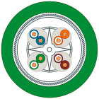 SIEMENS - IE FC TP TRAILING CABLE GP 4X2, CAT6A 6XV18782C