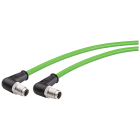 SIEMENS - Cavo IE TP;2 x M12-90;4x2;3 m;2 x X-cod.;IP65/67;Cat6A;senza alogeni;PUR;robusto