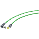 SIEMENS - Cavo IE TP;M12/RJ45;4x2;1 m;X-cod.;IP65/67;Cat6A;senza alogeni;PUR;robusto 6XV18785SH10