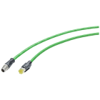 SIEMENS - Cavo IE TP;M12/RJ45;4x2;15 m;X-cod.;IP65/67;Cat6A;senza alogeni;PUR;robusto 6XV18785TN15