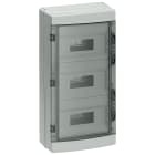 SIEMENS - SIMBOX Universal WP, quadro centralino da parete per montaggio sporgente, IP65 a 3 file, 54 UM, senza morsettiera