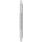SIEMENS - Stab Universal supporto porta-sbarre a 4 poli piano, verticale La=600mm 30x 10 mm
