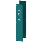 SIEMENS - ALPHA 630 Universal, parete laterale chiusa: IP43, basic verde blu A=1000, P=250, 2 pezzi CK