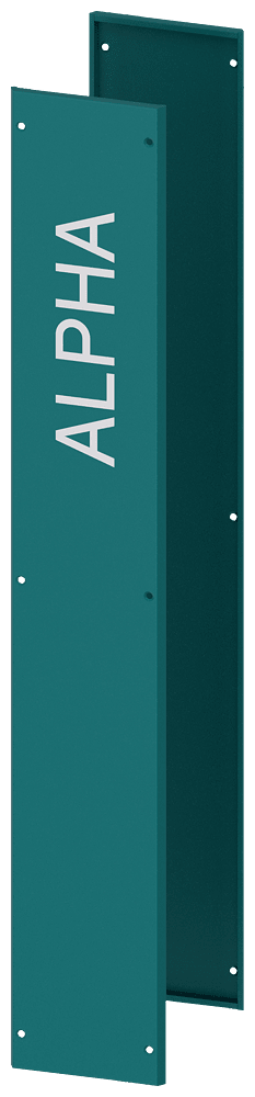 SIEMENS - PARETI LAT. MONOBL. VERDE H1200 (COPPIA) 8GK91227KK01