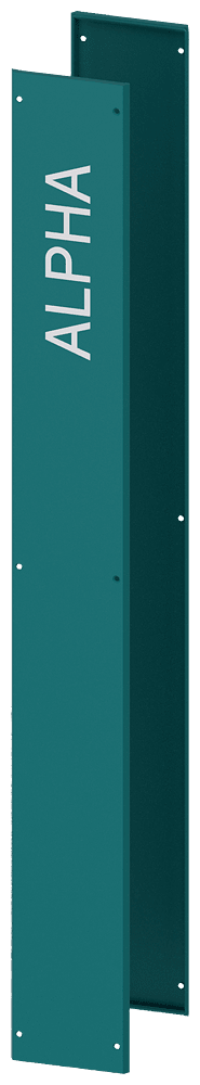 SIEMENS - PARETI LAT. IP55 VERDE H1600 (COPPIA)