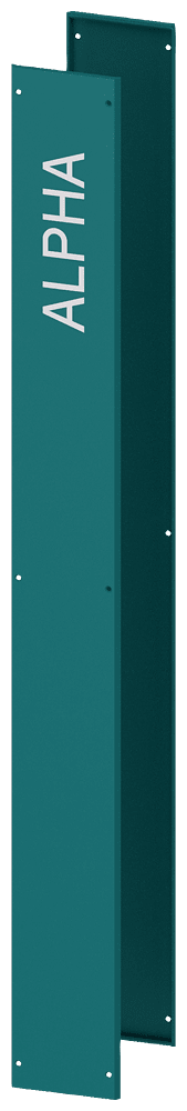 SIEMENS - PARETI LAT. IP55 VERDE H1800 (COPPIA)