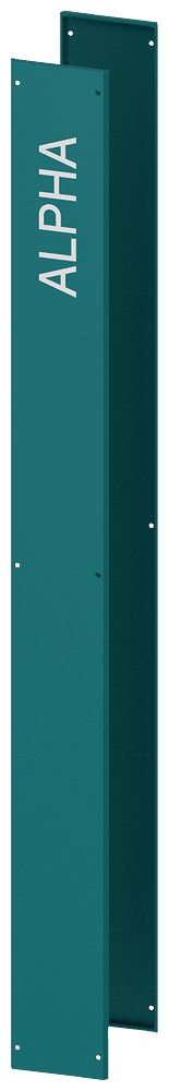 SIEMENS - PARETI LAT. IP55 VERDE H2000 (COPPIA) 8GK91228KK08