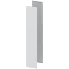 SIEMENS - ALPHA Universal quadro modulare pareti laterali A=1800, P=400, RAL7035 2 pezzi grigi