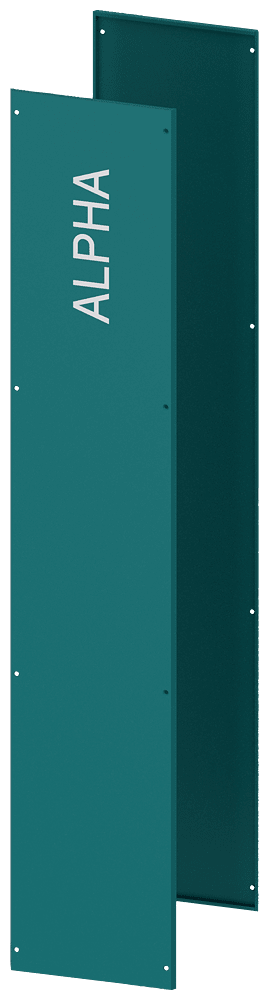 SIEMENS - ALPHA AS P400 H1800 PARETI LAT (COPPIA)