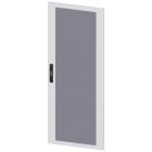 SIEMENS - ALPHA 630 Universal, porta IP43, IP55, trasparente (esecuzione semplice) RAL7035, A=1600, B=600