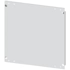 SIEMENS - ALPHA 630 Universal, piastra di montaggio ad altezza quadro spessore 2mm per il fissaggio diretto nella custodia altezza=600 mm, larghezza=600 mm