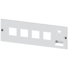 SIEMENS - ALPHA 630 Universal, copertura di scomparto per 4 dispositivi di misura 72x 72+1 un. di comm. A=200mm La=600mm