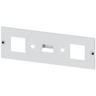 SIEMENS - ALPHA 630 Universal, copertura di scomparto per 2 dispositivi di misura 96x 96+2 un. di comm. A=200mm La=600mm