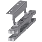 SIEMENS - ALPHA Universal quadro modulare supporti per sbarre collettrici a 4 poli, diritta per CU 20x 10, 30x 10