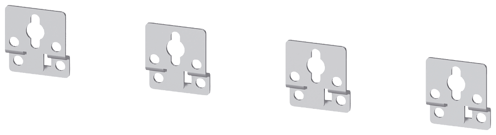 SIEMENS - SQUADRETTA X FISSAGGIO A MURO (4PZ)