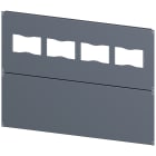 SIEMENS - SIVACON, chiusura di base, con sfinestratura per flangia, IPXX, P: 1000 mm, La: 1200 mm 8MF10202UB520