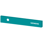 SIEMENS - SIVACON, striscia di finitura, La: 400 mm, sopra la porta con logo Siemens