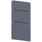 SIEMENS - SIVACON, chiusura di base, chiuso, IP30, P: 800 mm, La: 400 mm, con zincatura 8MF10482UB220