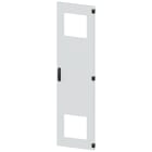 SIEMENS - SIVACON, porta, a destra, con sfinestratura per ventilatore con filtro, con alette di ventilazione