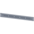 SIEMENS - SIVACON, guida di montaggio, dentellata, Lu: 600 mm, zincata 8MF10602HC130