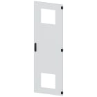 SIEMENS - SIVACON, porta, a destra, con sfinestratura per ventilatore con filtro, con alette di ventilazione