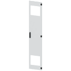 SIEMENS - SIVACON, porta, a destra, con sfinestratura per ventilatore con filtro, con alette di ventilazione