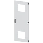 SIEMENS - SIVACON, porta, a destra, con sfinestratura per ventilatore con filtro, con alette di ventilazione