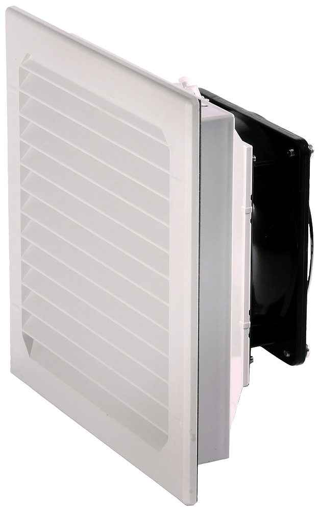 SIEMENS - Ventilatore con filtro, sfinestratura: La: 177 mm, A: 177 mm, RAL 7035, IP55, EMC