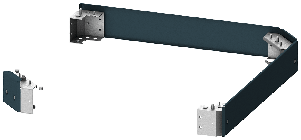SIEMENS - Angolari zoccolo con copertura per scomparto dangolo, A: 100mm P: 800mm 8PQ10188BA01