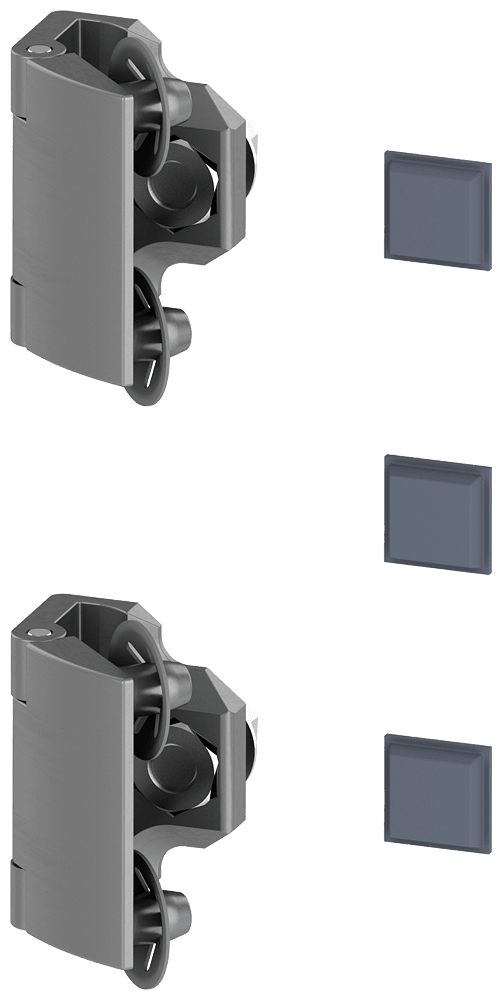 SIEMENS - Cerniera per copertura, 1 set=2 pezzi