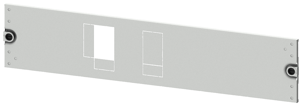 SIEMENS - mostrina copriforo 3VA10 (100A), 3VA11 (160A), a 3 o 4 poli, installazione fissa, zoccolo da innesto, azionamento: direttamente, comando rotativo f...