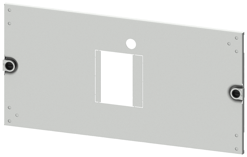 SIEMENS - mostrina copriforo 3VA12 (250A), a 3 poli, modulo inseribile, azionamento: direttamente, comando rotativo frontale, comando a motore, RCD: senza, A...