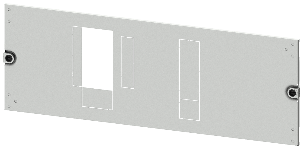 SIEMENS - mostrina copriforo 3VA13 (400A), 3VA14 (630A), 3VA23 (400A), 3VA24 (630A), a 3 o 4 poli, installazione fissa, azionamento: direttamente, comando ro...