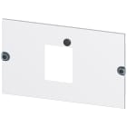 SIEMENS - mostrina copriforo 3VA13 (400A), 3VA14 (630A), 3VA23 (400A), 3VA24 (630A), a 4 poli, modulo estraibile, azionamento: diretto, interruttore differen...