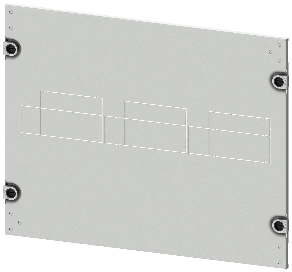SIEMENS - mostrina copriforo 3VA12 (250A), a 3 o 4 poli, installazione fissa, tecnica ad innesto, azionamento: direttamente, comando rotativo frontale, coman...