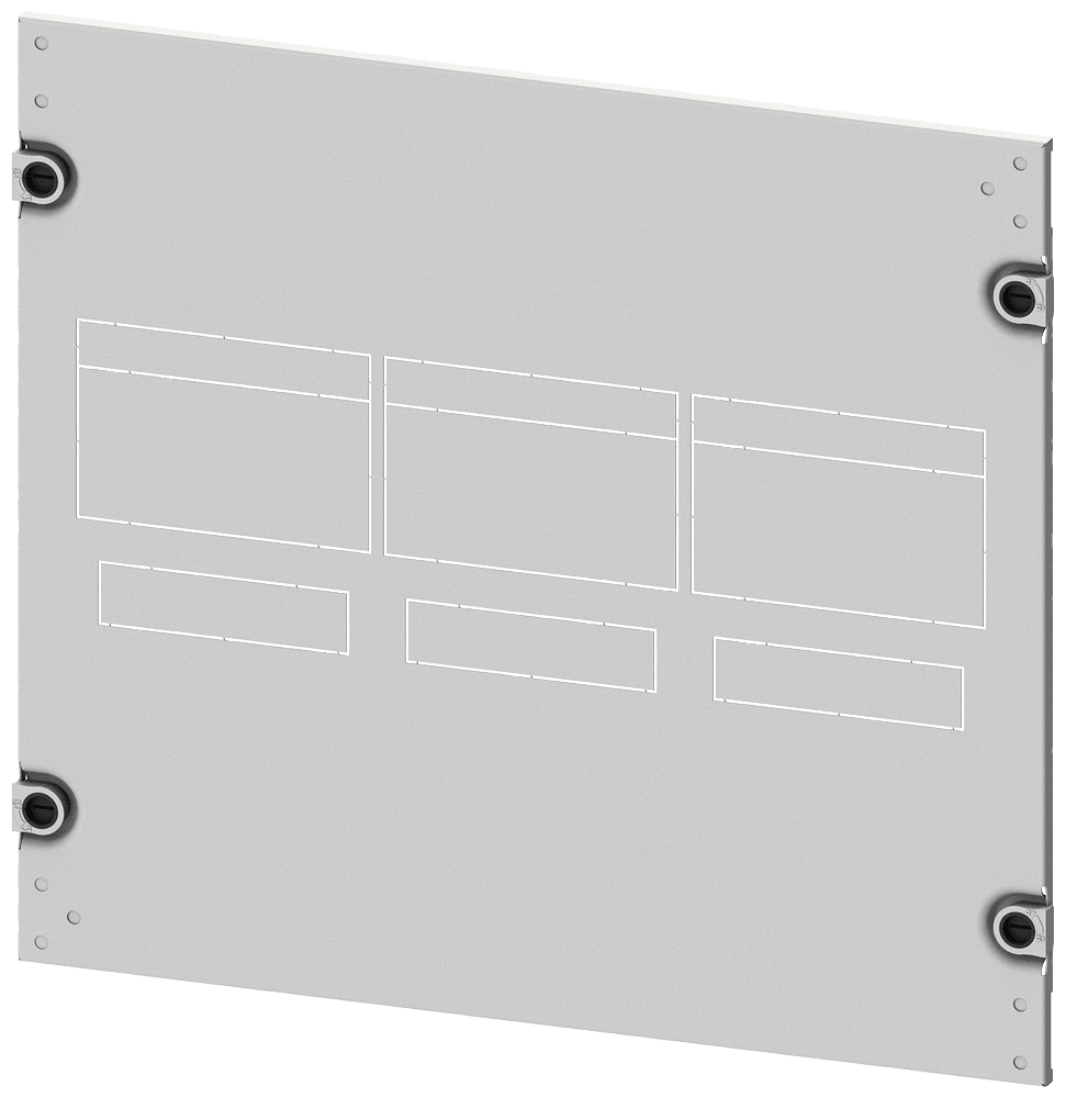 SIEMENS - mostrina copriforo 3VA13 (400A), 3VA14 (630A), 3VA23 (400A), 3VA24 (630A), a 3 poli, installazione fissa, tecnica ad innesto, azionamento: direttam...