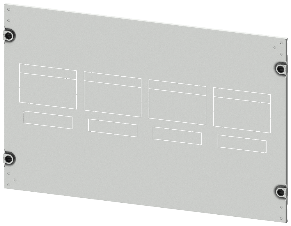 SIEMENS - mostrina copriforo 3VA13 (400A), 3VA14 (630A), 3VA23 (400A), 3VA24 (630A), a 3 poli, installazione fissa, tecnica ad innesto, azionamento: direttam...