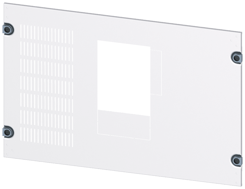 SIEMENS - mostrina copriforo 3VA15 (1000A), 3VA25 (1000A), 3VA26 (1250A), installazione fissa, azionamento: direttamente, RCD: senza, A: 450mm, La: 800mm 8PQ20458BA22