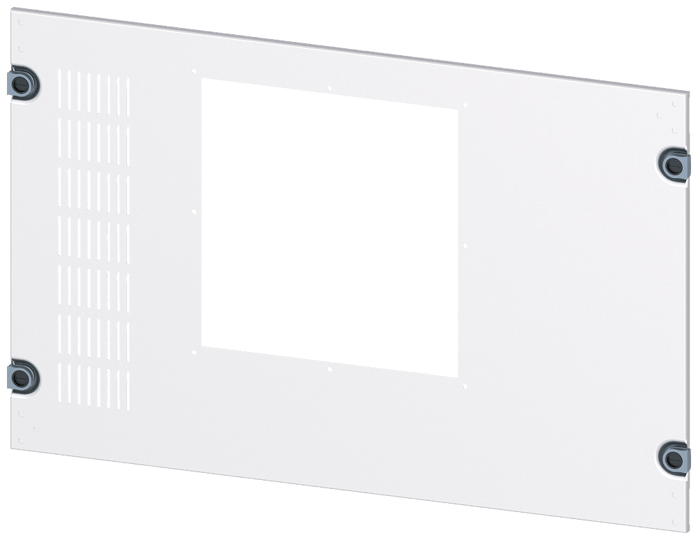 SIEMENS - mostrina copriforo 3VA27 (1600A), a 3 o 4 poli, modulo inseribile, azionamento: direttamente, RCD: senza, A: 450mm, La: 800mm